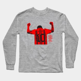 I will not retire messi Red Long Sleeve T-Shirt